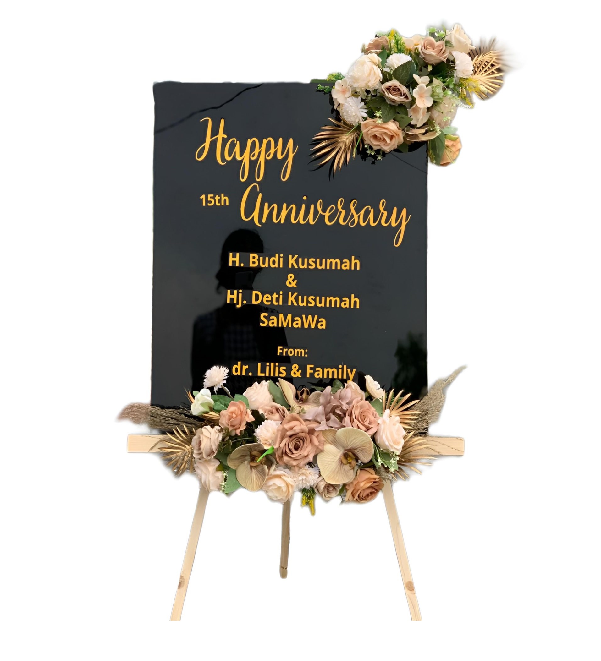 Papan Bunga Akrilik Kaliwiro